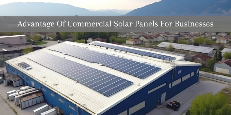  Advantage Of Commercial Solar Panels For Businesses