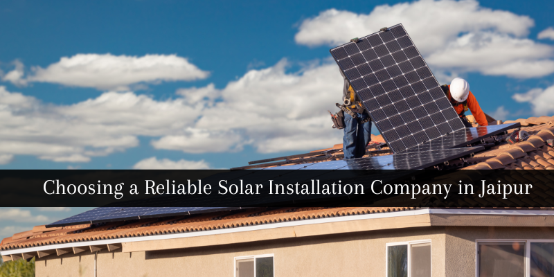 Solar Installation Company in Jaipur