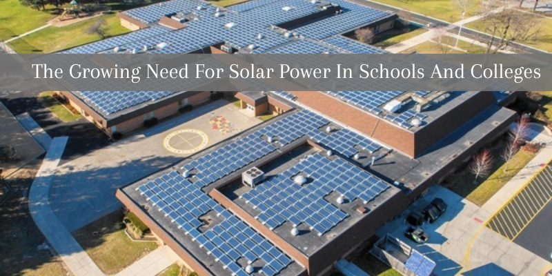 Solar Power In Schools And Colleges